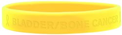 Bone-Bladder-Cancer_Yellow_edited.jpg Yellow bone/bladder cancer silicone wristbands