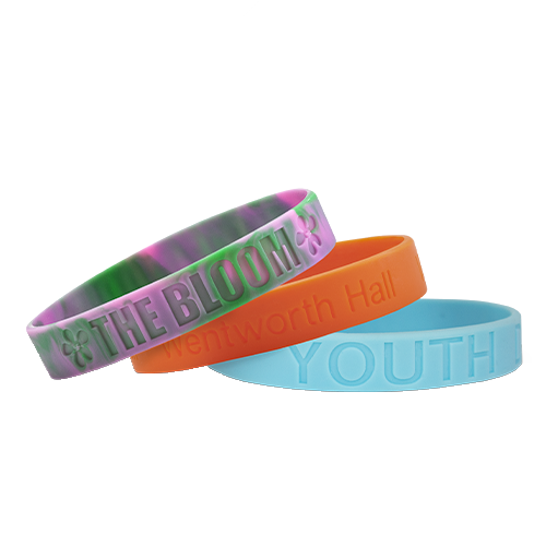 Promotional Wristbands Debossed Silicone  New Zealand
