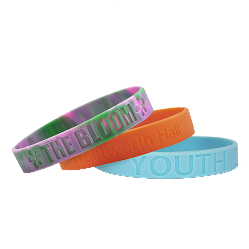 Embossed Silicone Wristbands