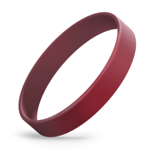 maroon wristband